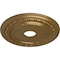 Ekena Millwork Dublin Ceiling Medallion (Fits Canopies up to 5 1/8"), 17 7/8"OD x 3 5/8"ID x 1 1/4"P, Pale Gold CM17DUPAS - alternate 2